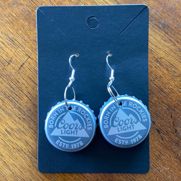 COPY - Coors Light dangle earrings - Picture 1 of 2